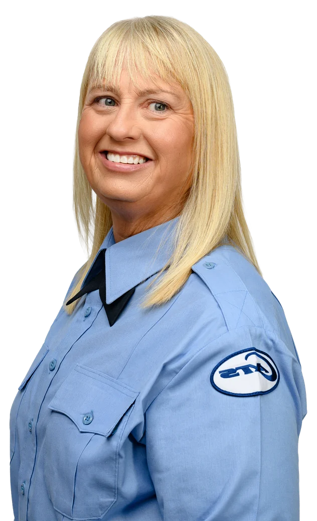 Smiling CATS bus operator in uniform